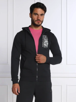 EA7 Bluza | Regular Fit granatowy