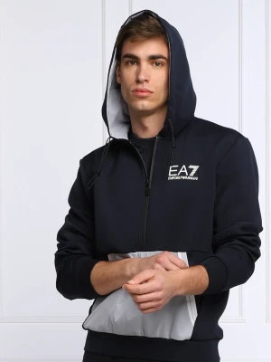 EA7 Bluza | Regular Fit granatowy