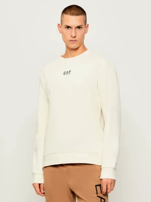 EA7 Bluza | Regular Fit ecru