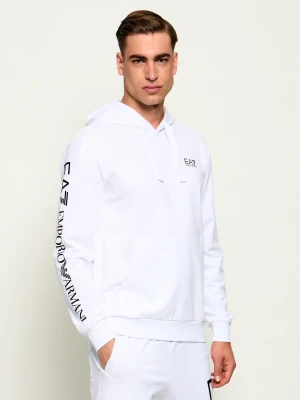 EA7 Bluza | Regular Fit biały