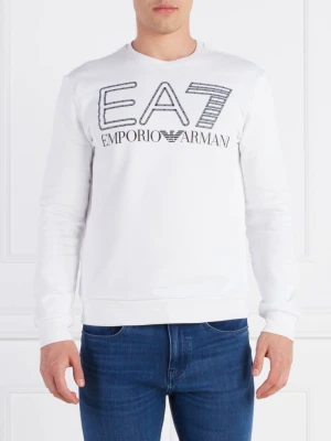 EA7 Bluza | Regular Fit biały