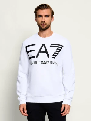 EA7 Bluza | Regular Fit biały