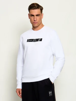 EA7 Bluza | Regular Fit biały