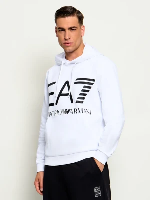 EA7 Bluza | Regular Fit biały