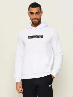 EA7 Bluza | Regular Fit biały