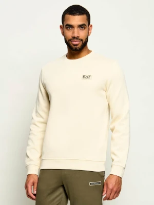 EA7 Bluza | Regular Fit ecru