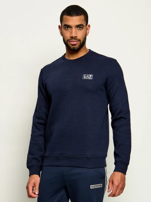 EA7 Bluza | Regular Fit granatowy