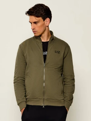 EA7 Bluza | Regular Fit oliwkowy