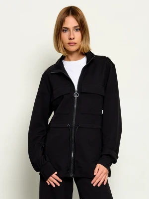 EA7 Bluza | Regular Fit | stretch czarny