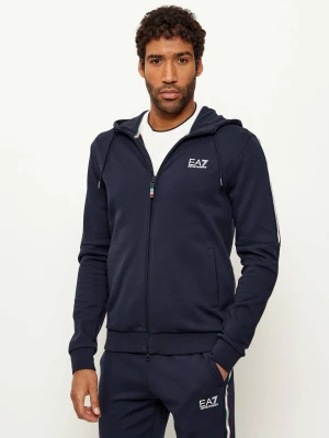 EA7 Bluza | Slim Fit granatowy