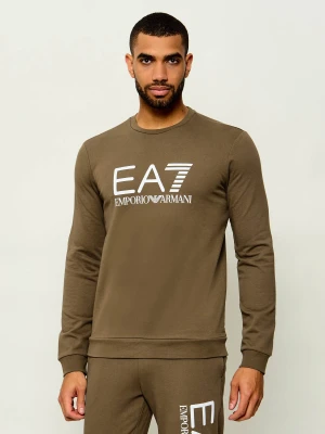 EA7 Bluza | Slim Fit khaki