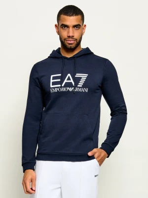 EA7 Bluza | Slim Fit granatowy