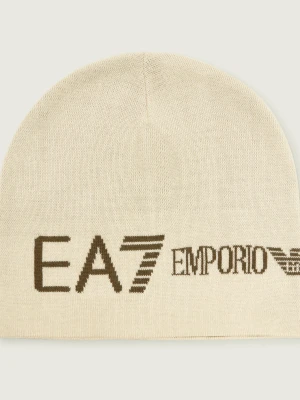 EA7 Czapka beżowy