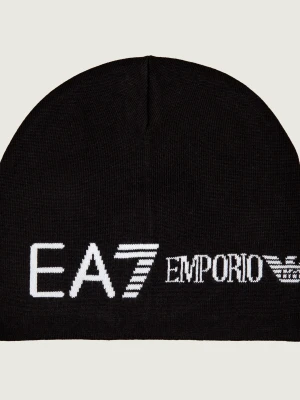 EA7 Czapka czarny