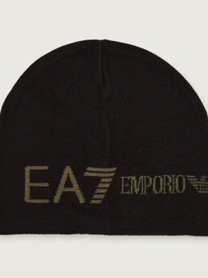 EA7 Czapka czarny
