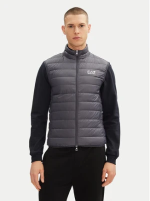 EA7 Emporio Armani Bezrękawnik 8NPQ06 PNGPZ U8115 Szary Regular Fit