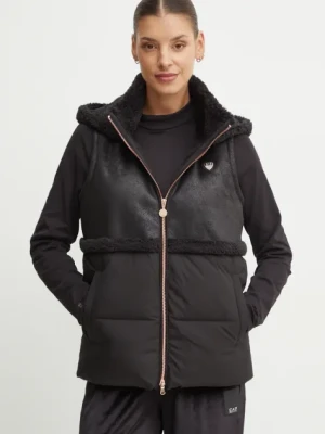 Zdjęcie produktu EA7 Emporio Armani bezrękawnik damski kolor czarny przejściowy TNAWZ.6DTQ04