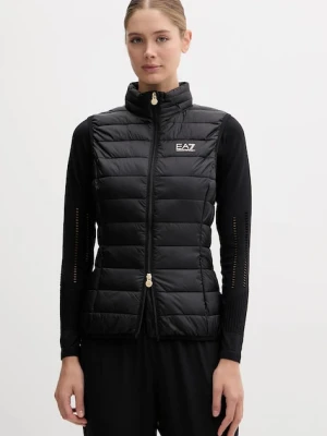 EA7 Emporio Armani bezrękawnik kolor czarny przejściowy AF12477.7W000472