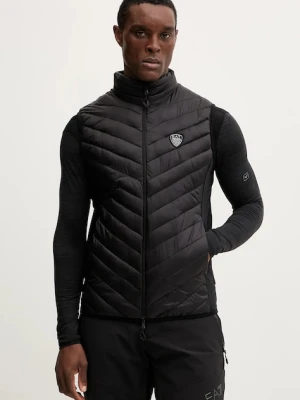 EA7 Emporio Armani bezrękawnik sportowy kolor czarny przejściowy AF13890.7M000468