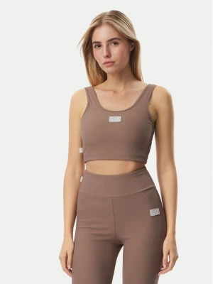EA7 Emporio Armani Biustonosz sportowy 7W001337 AF15721 U6041 Brązowy jasny