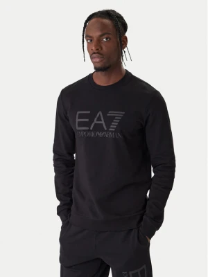 EA7 Emporio Armani Bluza 7M002278 AF22266 MC005 Czarny Regular Fit