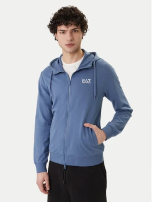 EA7 Emporio Armani Bluza 8NPM33 PJVRZ UB064 Niebieski Regular Fit