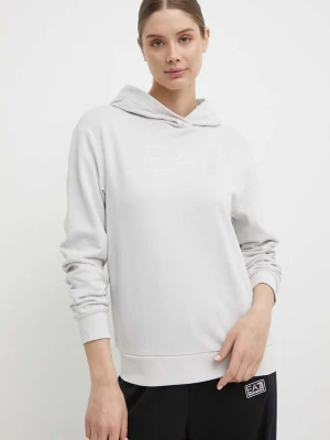 EA7 Emporio Armani bluza bawełniana szary