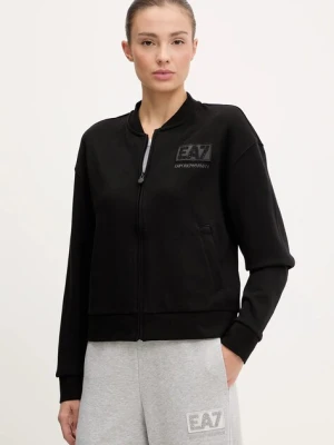 EA7 Emporio Armani bluza damska kolor czarny z nadrukiem AF12473.7W000178