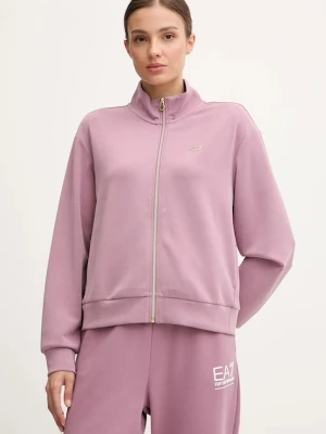 EA7 Emporio Armani bluza damska kolor różowy gładka AF12643.7W000191