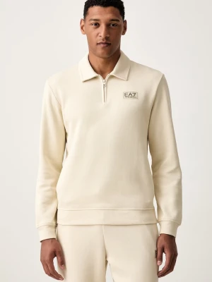 EA7 Emporio Armani bluza męska bawełniana beżowy