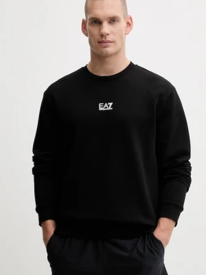 EA7 Emporio Armani bluza męska kolor czarny gładka PJVTZ.8NPM34