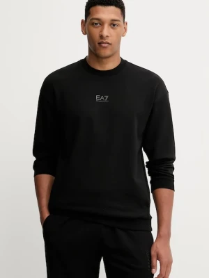 EA7 Emporio Armani bluza męska kolor czarny z nadrukiem AF12501.7M000659