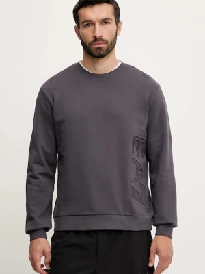 EA7 Emporio Armani bluza męska kolor szary gładka AF10432.7M000151