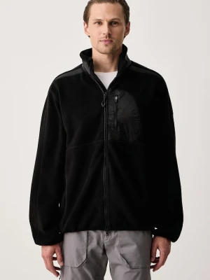 EA7 Emporio Armani bluza polarowa męska czarny