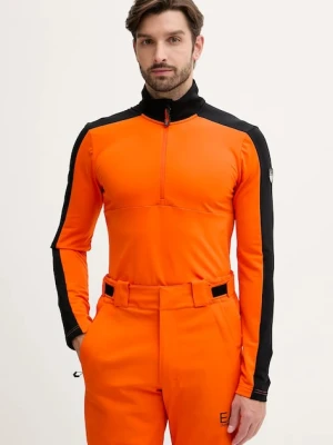 EA7 Emporio Armani bluza sportowa męska kolor pomarańczowy gładka AF14634.7M000470