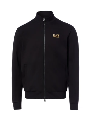 EA7 Emporio Armani bluza z kapturem Mężczyźni Bawełna (100%) czarny