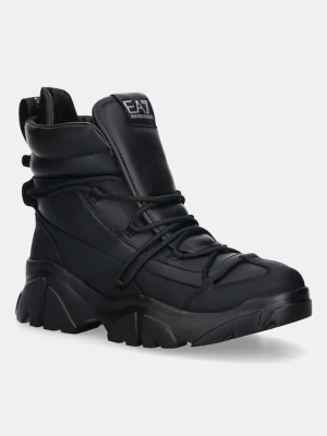 EA7 Emporio Armani buty damskie kolor czarny na platformie AF18611.7X000335