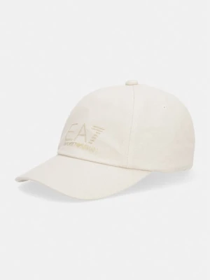 EA7 Emporio Armani czapka z daszkiem bawełniana