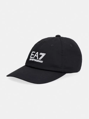 EA7 Emporio Armani czapka z daszkiem bawełniana