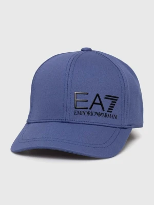 EA7 Emporio Armani czapka z daszkiem bawełniana