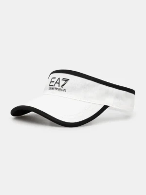 EA7 Emporio Armani daszek damski kolor biały gładka AF13034.7W000339