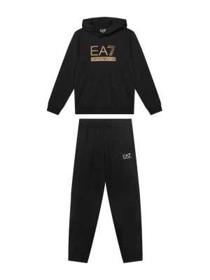 EA7 Emporio Armani Dres 7B000355 AF13512 MC004 Czarny Regular Fit
