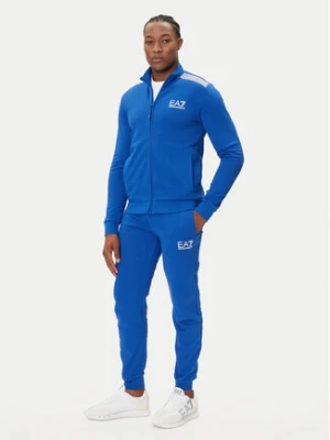 EA7 Emporio Armani Dres 7M000966 AF10377 UB087 Niebieski Slim Fit