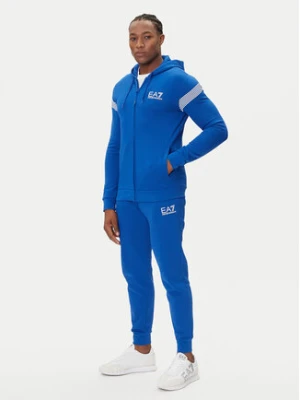 EA7 Emporio Armani Dres 7M000967 AF10377 UB087 Niebieski Slim Fit