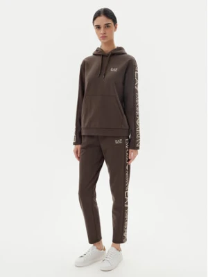 EA7 Emporio Armani Dres 7W000116 AF10443 U6139 Brązowy Regular Fit