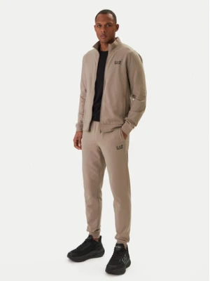 EA7 Emporio Armani Dres 8NPV60 PJVRZ Beżowy Regular Fit