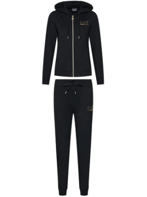 EA7 Emporio Armani Dres 8NTV51 TJ9RZ 1200 Czarny Regular Fit