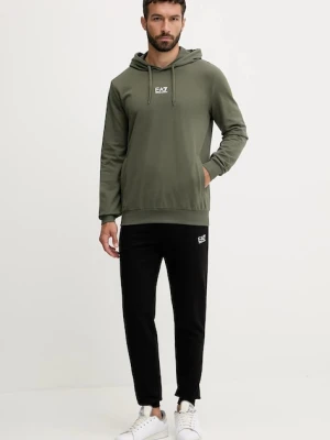 EA7 Emporio Armani dres bawełniany kolor zielony PJVRZ.8NPV64
