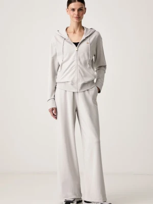 EA7 Emporio Armani dres damski bawełniany z elastanem szary