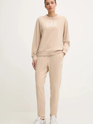 EA7 Emporio Armani dres damski kolor beżowy AF13135.7W000115